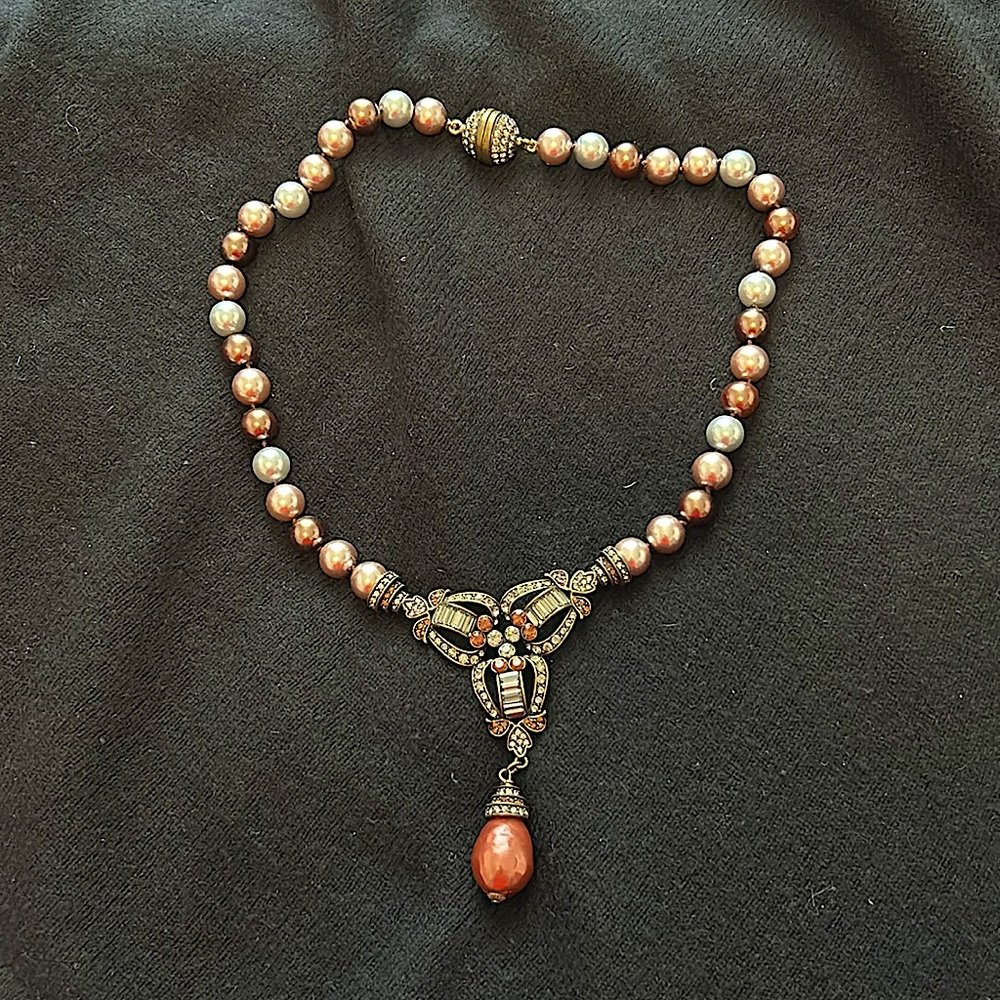 Heidi Daus multicolor pearls necklace